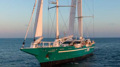 Photos: World’s largest wind-powered cargo ship begins Transatlantic trip