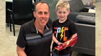 Photos: Jordan, 5, becomes youngest to get Iron Man-style bionic arm