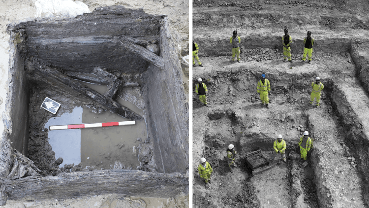 Roman wells with preserved wooden elements found, reveal construction secrets